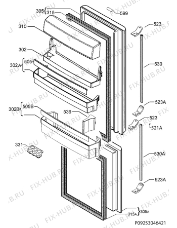 Схема №4 S83400CTM0 с изображением Микромодуль для холодильной камеры Aeg 973925033707044