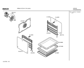 Схема №3 HBN2121EU с изображением Фронтальное стекло для плиты (духовки) Bosch 00431723