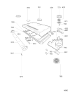 Схема №1 AKS 513 WH с изображением Крышка для вентиляции Whirlpool 481246688487