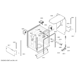 Схема №4 SGI45M45EU с изображением Панель управления для электропосудомоечной машины Bosch 00665085