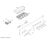 Схема №4 CH130252 с изображением Панель управления для духового шкафа Bosch 00675785