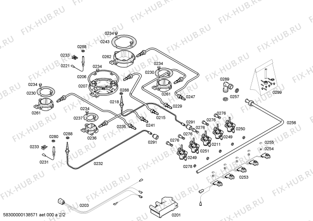 Схема №1 PCQ775B20N с изображением Варочная панель для духового шкафа Bosch 00682914