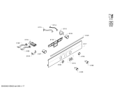 Схема №4 HC858541U с изображением Панель управления для плиты (духовки) Siemens 00707678