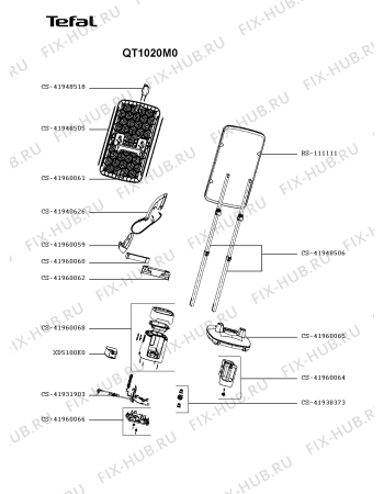 Схема №1 QT1020M0 с изображением Электропитание для утюга (парогенератора) Tefal CS-41940626