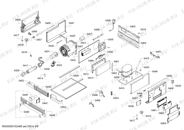 Схема №5 T24ID800LP с изображением Нагревательный элемент для холодильной камеры Bosch 11021379