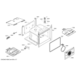 Схема №4 HCE778351W с изображением Панель управления для плиты (духовки) Bosch 00703312