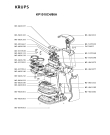 Схема №3 KP102044/86 с изображением Уплотнение для электрокофеварки Krups MS-0A01322