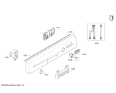 Схема №5 SN25E803EU с изображением Передняя панель для электропосудомоечной машины Siemens 00675330