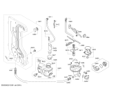 Схема №6 SMV24AX01E Silence с изображением Силовой модуль запрограммированный для электропосудомоечной машины Bosch 12016684