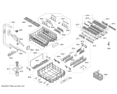 Схема №2 SMI86S05DE Exclusiv, Made in Germany с изображением Набор кнопок для электропосудомоечной машины Bosch 00631152