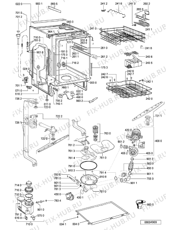 Схема №2 ADG 676 WH с изображением Панель для посудомойки Whirlpool 481245373626