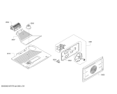 Схема №6 U17M52N3GB с изображением Панель управления для духового шкафа Bosch 00743051