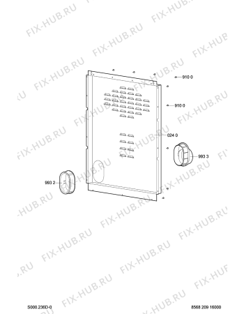 Схема №5 TRA 5060 с изображением Зажим для стиральной машины Whirlpool 481240118702