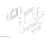 Схема №4 FSF12K3FED TOTALE I BCO GE BIV VS с изображением Боковая часть корпуса для духового шкафа Bosch 00475580