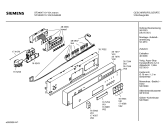 Схема №5 SF34647 Extraklasse с изображением Вкладыш в панель для посудомоечной машины Siemens 00357244