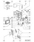 Схема №1 AVM410/WP/WH AVM 410/WH с изображением Дверца для микроволновой печи Whirlpool 481944059992