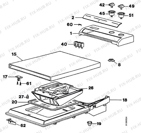 Взрыв-схема стиральной машины Zanussi TL573C - Схема узла Section 2