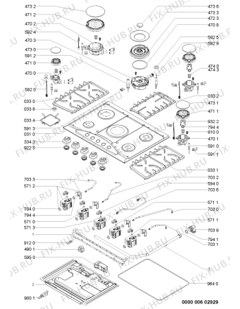 Схема №1 AKM 394/JA с изображением Втулка для духового шкафа Whirlpool 481060117071