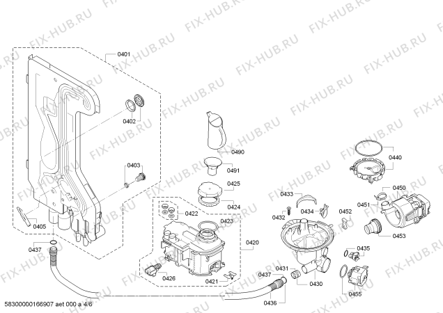 Схема №3 BM2020EA с изображением Ручка выбора программ для посудомоечной машины Bosch 00622606