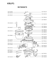 Схема №1 RK700950/7D с изображением Блок управления для мультиварки (пароварки) Krups SS-993364