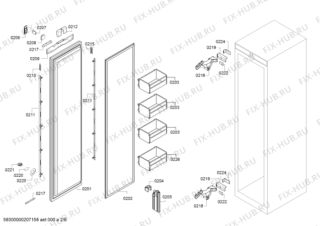 Схема №4 RF411304 Gaggenau с изображением Цокольная панель для холодильника Bosch 11024698