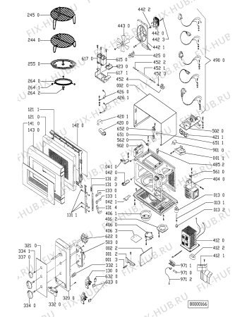 Схема №1 AKL 540 с изображением Термотрансформатор для микроволновки Whirlpool 481990200441