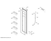 Схема №3 3FAL4651 с изображением Дверь для холодильника Bosch 00710463