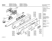Схема №6 SGU4355 с изображением Передняя панель для электропосудомоечной машины Bosch 00357521