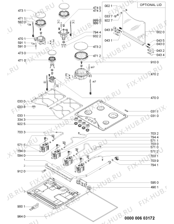 Схема №1 AKM 526/AE с изображением Втулка для электропечи Whirlpool 481060117181