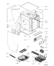 Схема №3 ADG 931/2 AV с изображением Микропереключатель для посудомойки Whirlpool 481990501166