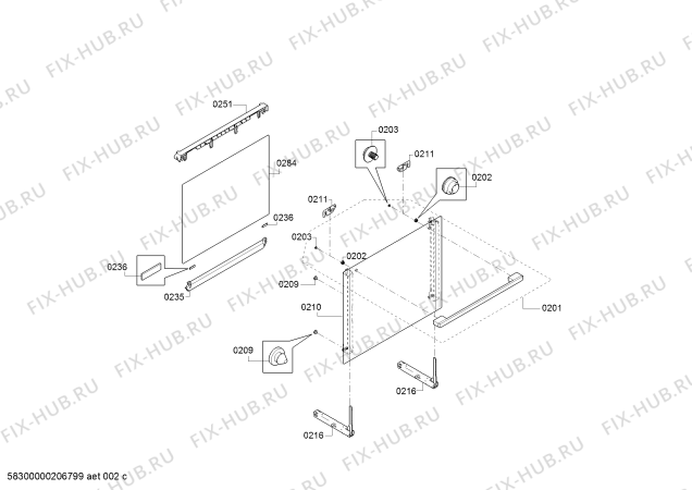 Схема №6 U1DCC1BN0B с изображением Панель управления для духового шкафа Bosch 11024891