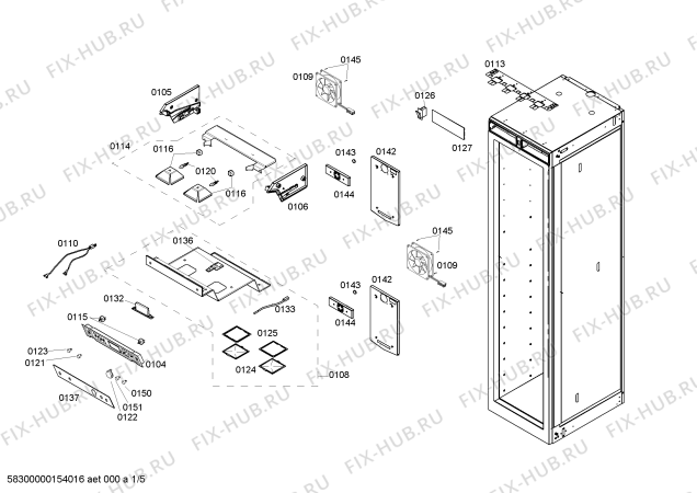 Схема №3 RW414260 с изображением Силовой модуль для холодильной камеры Bosch 00702552