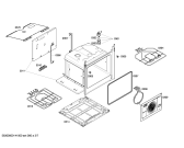 Схема №7 HLN448021X с изображением Стеклокерамика для электропечи Bosch 00683421