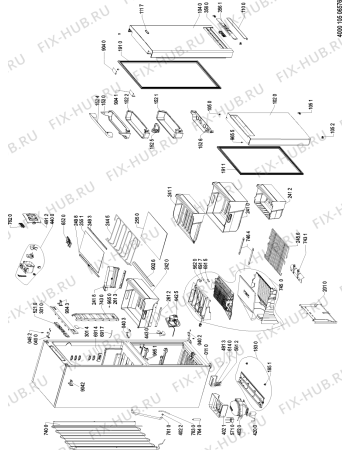 Схема №2 WBV33992NFC1 (F090429) с изображением Наставление для холодильника Indesit C00346907