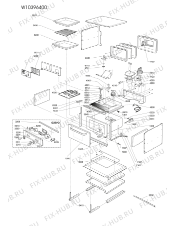 Схема №1 AMW 696/IX с изображением Сенсорная панель для свч печи Whirlpool 481010479977
