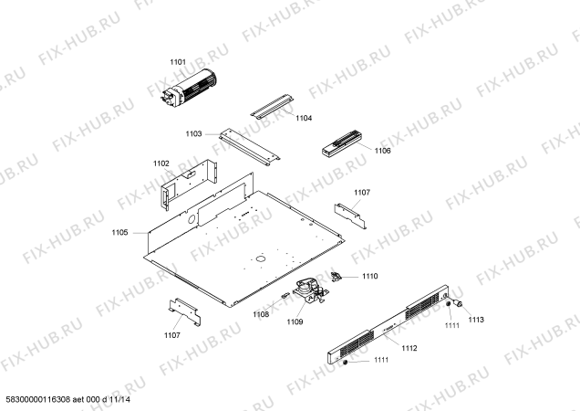 Схема №10 SM272BW с изображением Шуруп Bosch 00421354