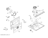 Схема №5 HGV74W323F с изображением Ручка переключателя для духового шкафа Bosch 00632921
