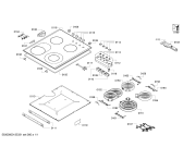 Схема №1 PKN679C14D с изображением Стеклокерамика для электропечи Bosch 00681758