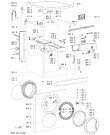 Схема №2 WAK 4555 с изображением Декоративная панель для стиральной машины Whirlpool 481245217737