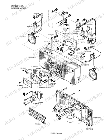 Схема №6 RM7366 с изображением Прижимной валик для аудиоаппаратуры Siemens 00721834