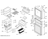 Схема №2 KGF22660TI с изображением Дверь для холодильника Bosch 00710379