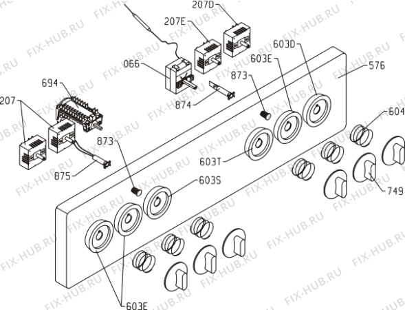 Схема №1 HN323206 (151423, E53U1-E4) с изображением Обшивка для духового шкафа Gorenje 108444