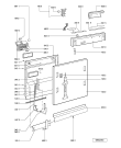 Схема №2 ADG 4554 M с изображением Обшивка для посудомойки Whirlpool 481245371645