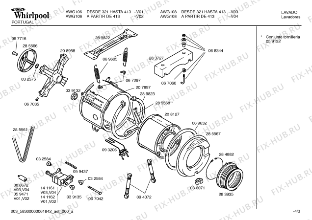 Схема №3 LT813R с изображением Противовес для стиралки Bosch 00213765
