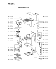 Схема №2 XP522040/1P0 с изображением Электропитание для электрокофеварки Krups MS-622489