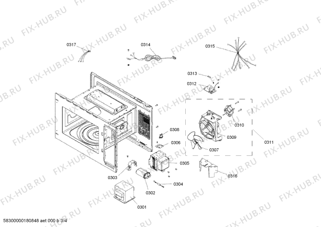 Схема №3 HMT82G654 с изображением Кнопка для микроволновой печи Bosch 00632389