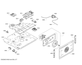 Схема №4 B85C64N0MC с изображением Панель управления для плиты (духовки) Bosch 00704232