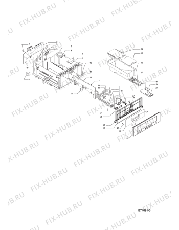 Схема №5 MCA15NA (F039803) с изображением Держатель фильтра для электрокофеварки Indesit C00145425