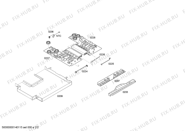 Взрыв-схема плиты (духовки) Siemens EI645EB15E SE.4I.60.POL.BR.X.Basic - Схема узла 02