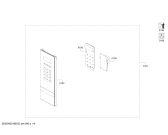 Схема №3 BF425LMW0 с изображением Дверь для микроволновки Siemens 00145998